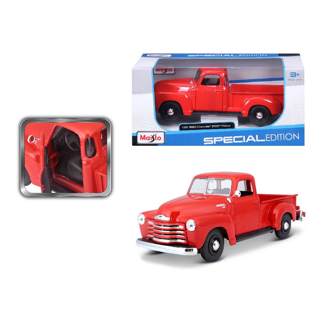 Maisto 1/25 SE 1950 Chevrolet 3100 Pickup (Orange)