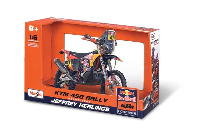 Maisto 1/6 Red Bull KTM 450 Rally Dakar (2024) (Benavides #47)