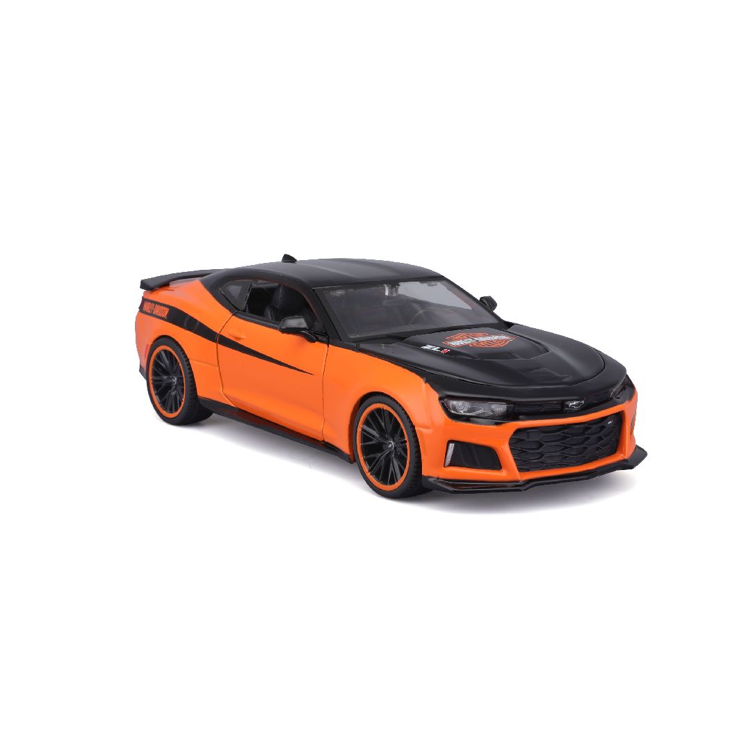 Maisto 1/24 H-D Custom 2017 Chevrolet Camaro ZL1 (Black/Orange)