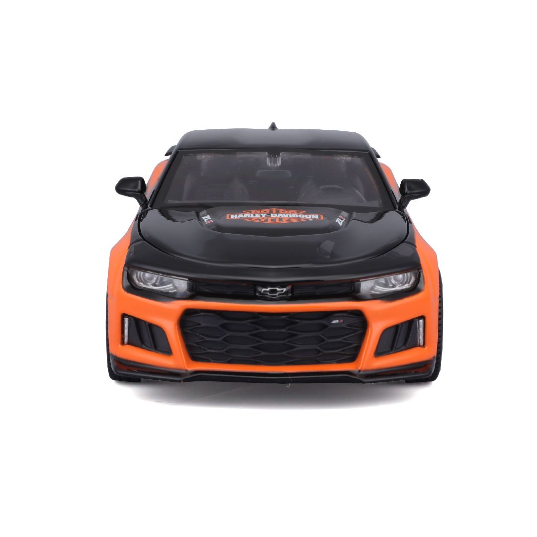 Maisto 1/24 H-D Custom 2017 Chevrolet Camaro ZL1 (Black/Orange)