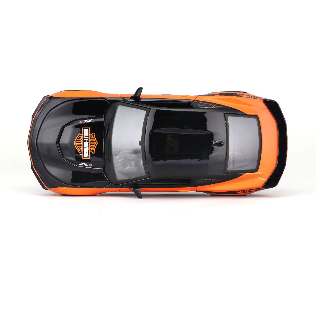 Maisto 1/24 H-D Custom 2017 Chevrolet Camaro ZL1 (Black/Orange)