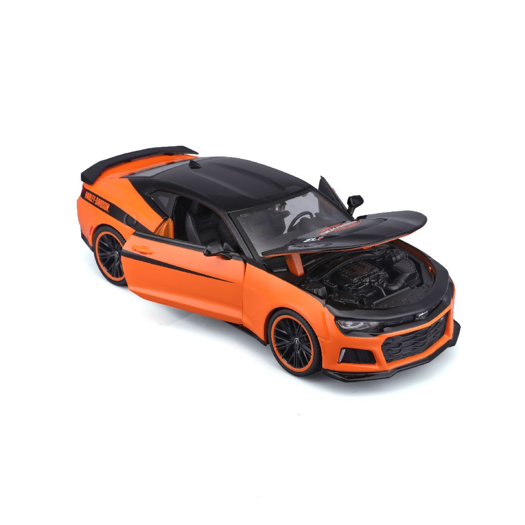 Maisto 1/24 H-D Custom 2017 Chevrolet Camaro ZL1 (Black/Orange)