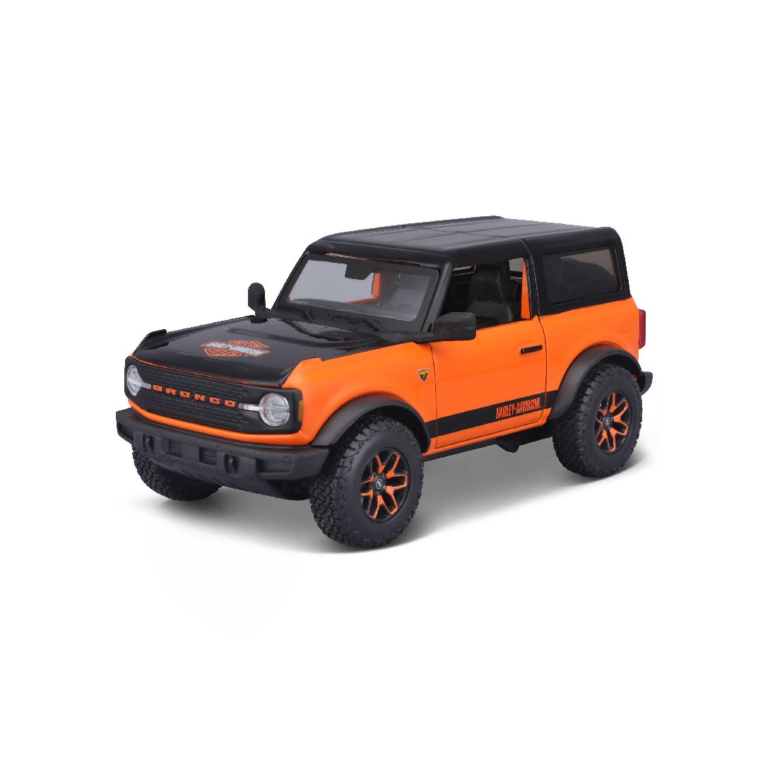 Maisto 1/24 Harley Davidson Custom 2021 Ford Bronco (Orange/Black)