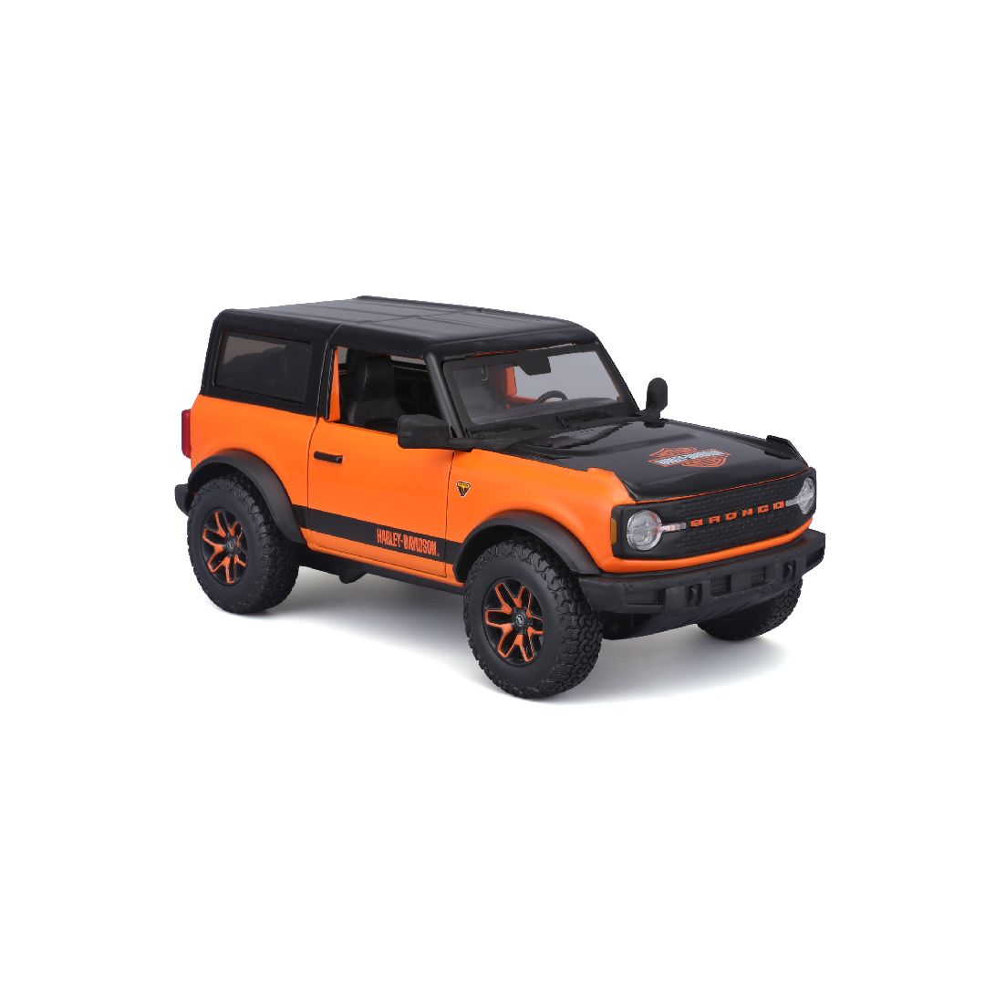 Maisto 1/24 H-D Custom 2021 Ford Bronco (Orange/Black)