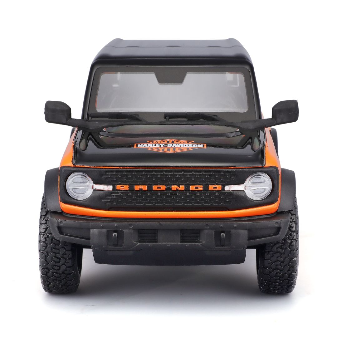 Maisto 1/24 H-D Custom 2021 Ford Bronco (Orange/Black)