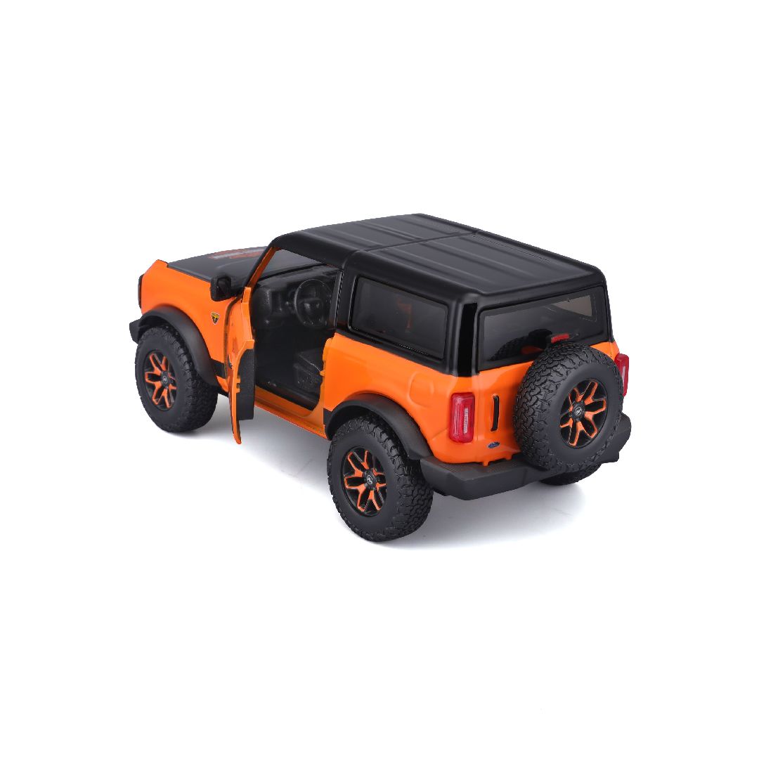 Maisto 1/24 H-D Custom 2021 Ford Bronco (Orange/Black)