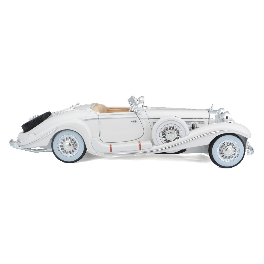 Maisto 1/18 PE 1936 M-B 500 K Typ Specialroadster (White)