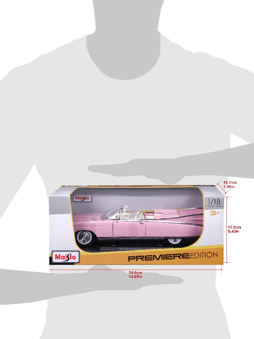 Maisto 1/18 PE 1959 Cadillac Eldorado Biarritz (Pink)