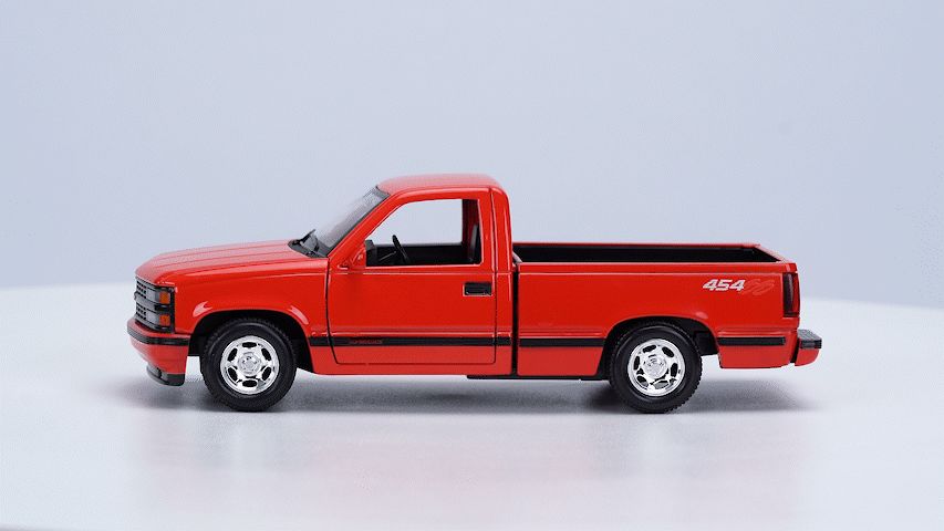 Maisto 1/24 AL 1993 Chevrolet 454 SS Pick-up (Red)