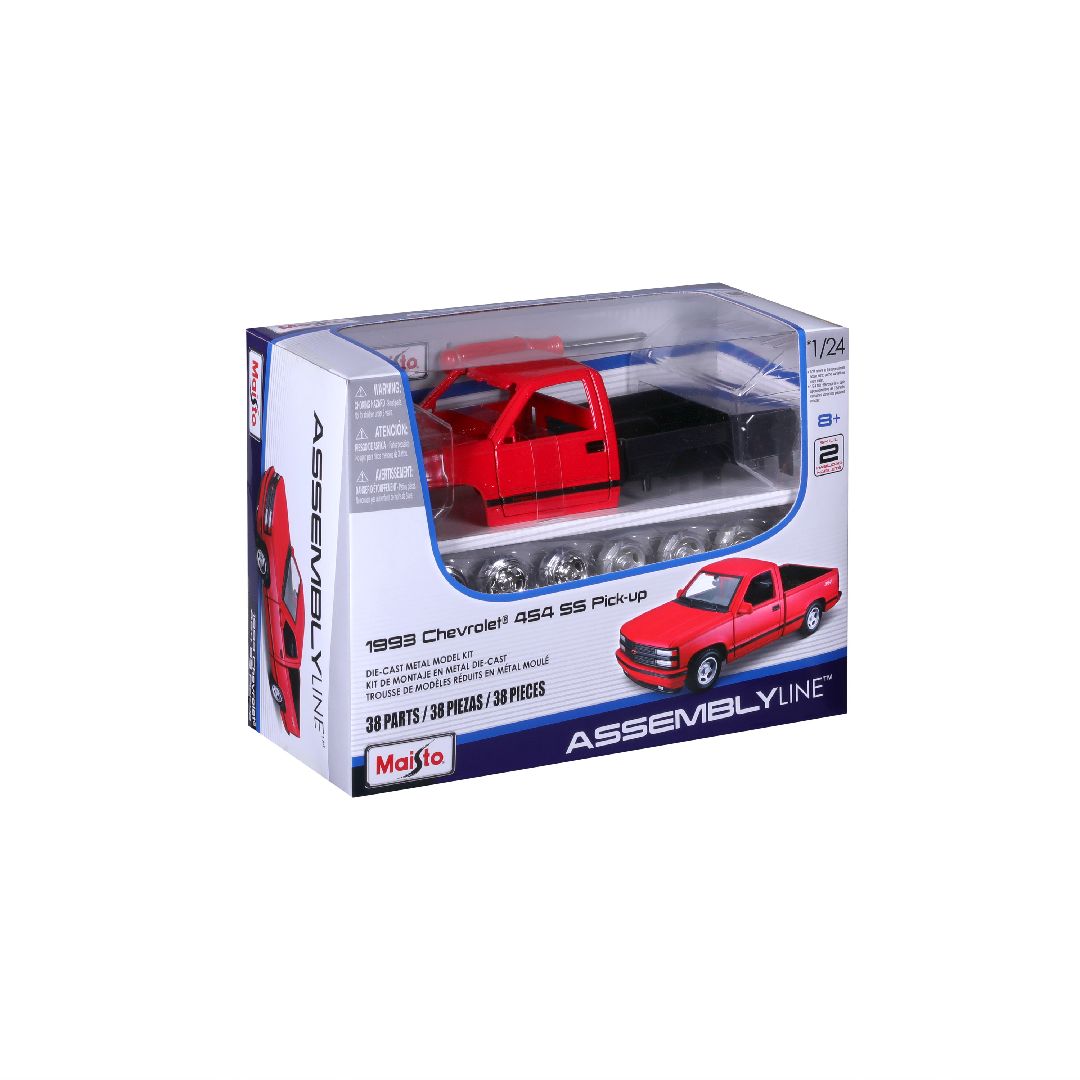 Maisto 1/24 AL 1993 Chevrolet 454 SS Pick-up (Red)