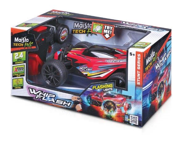 Maisto R/C WhipFlash Light-up Buggy (Red)