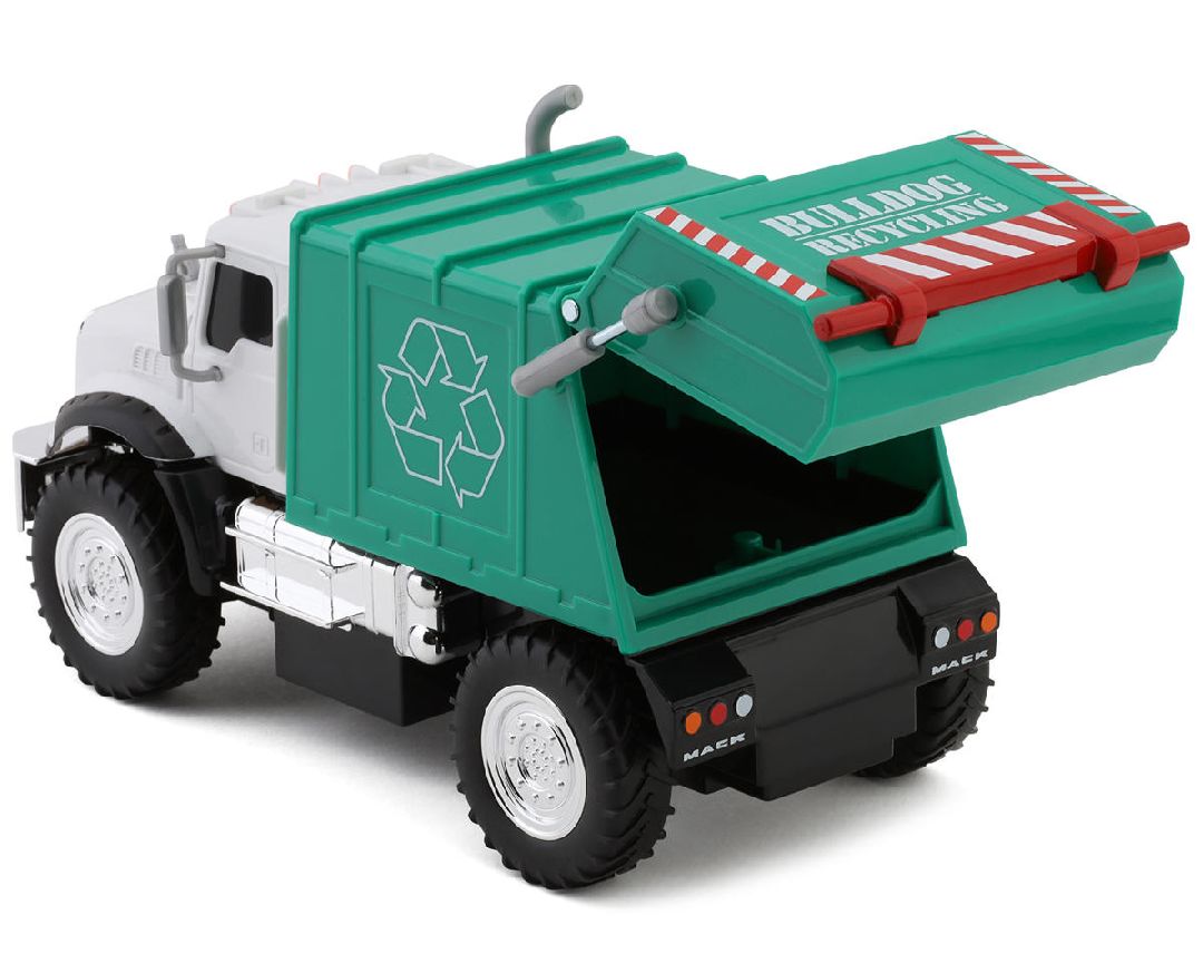 Maisto R/C Work Machines MACK Refuse Truck - White/Green