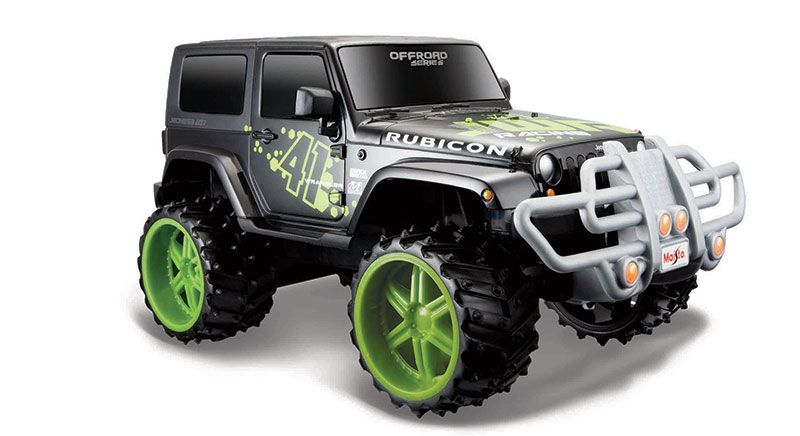 Maisto R/C 1/16 Off-Road Jeep Wrangler Rubicon - Black