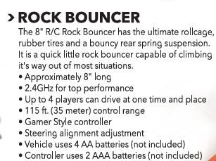 Maisto R/C 8" Rock Bouncer (Orange)