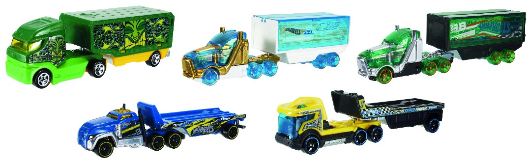 Hot Wheels Track Trucks Assortment (6 Pkg/Box)