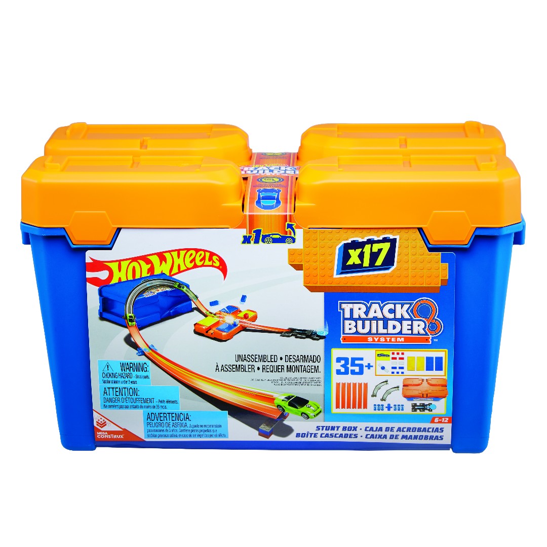 Hot Wheels Track Builder Stunt Box (2 Pkg/Box)