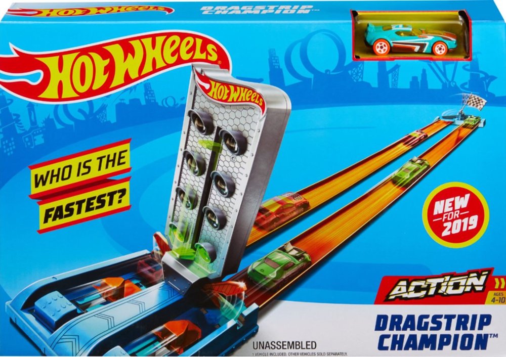 Hot Wheels Action EMC Track Set Assortment (3 Pkg/Box)