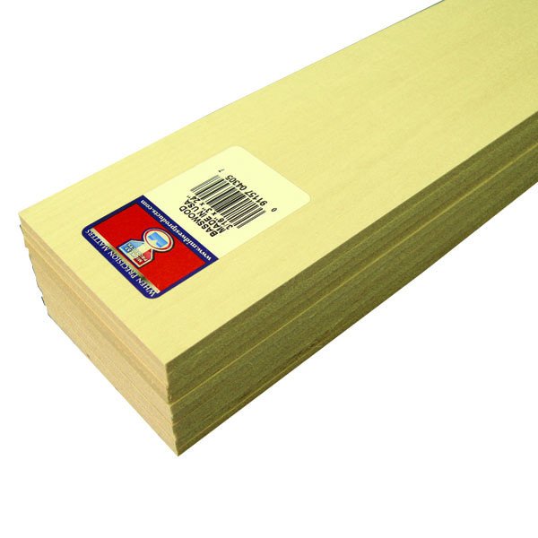 Midwest Basswood Strip 3/16 x 3 x 24