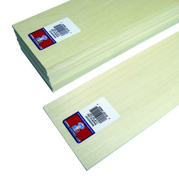 Midwest Basswood Strip 3/16 x 4 x 24