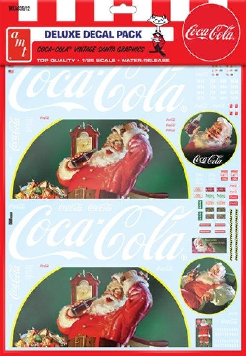 Vintage Coca-Cola Santa Clause Big Rig Graphics (Can be used on any 1/25 scale truck model)