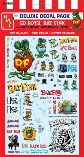 MKA 1/25 Rat Fink Decal Pack