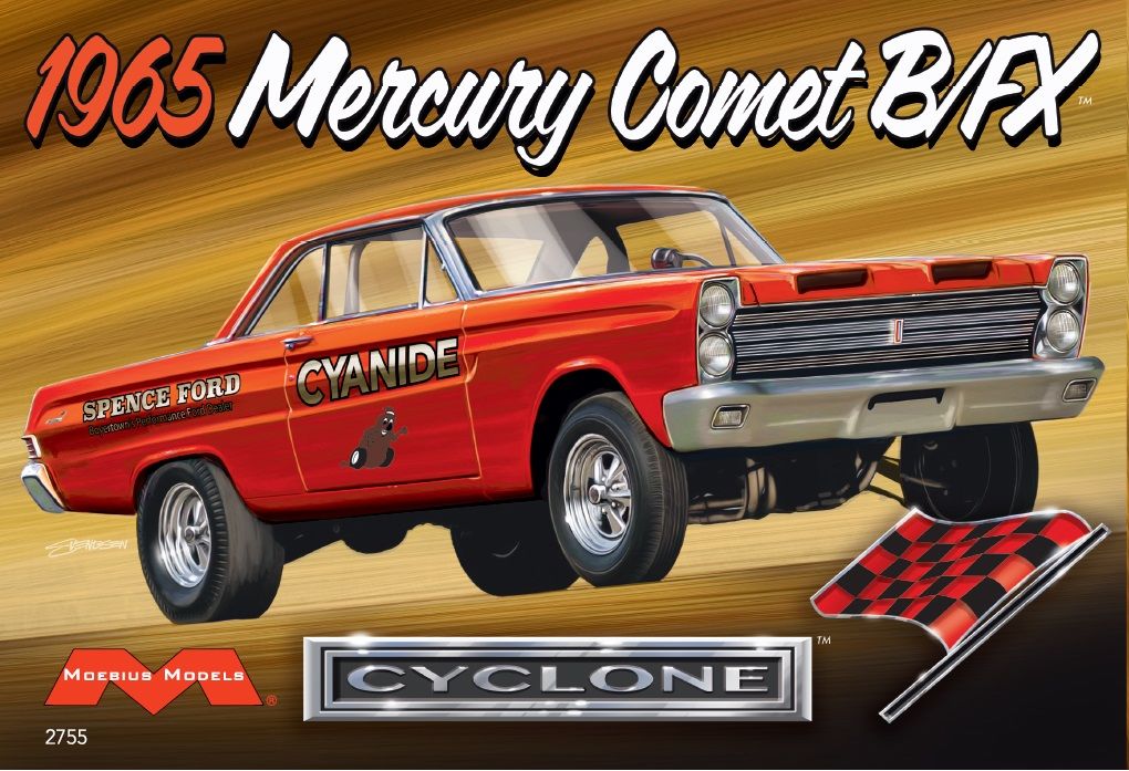 Moebius 1965 Mercury Comet B/FX 1/25 Model Kit