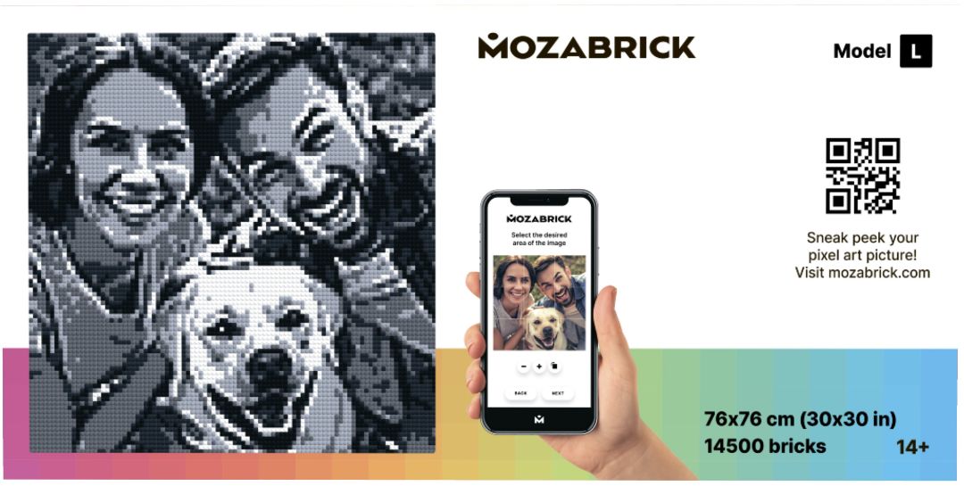 Mozabrick Large Set - 76x76cm (30x30