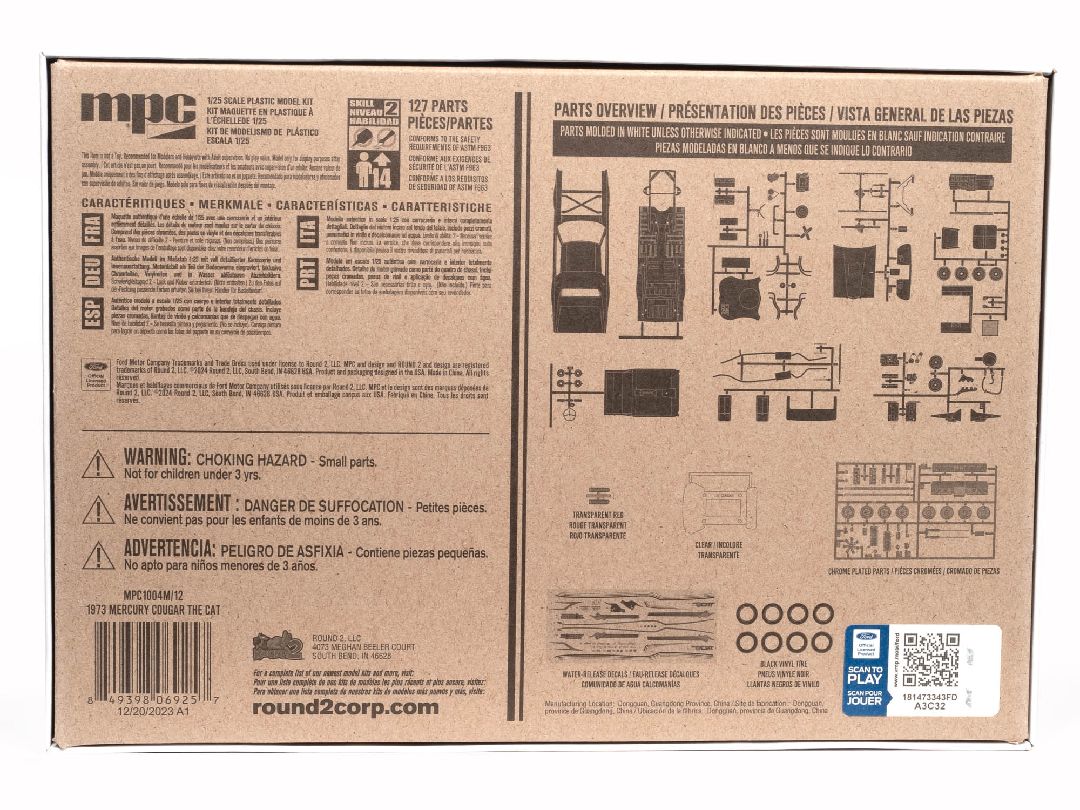 MPC 1973 Mercury Cougar "The Cat" Model Kit