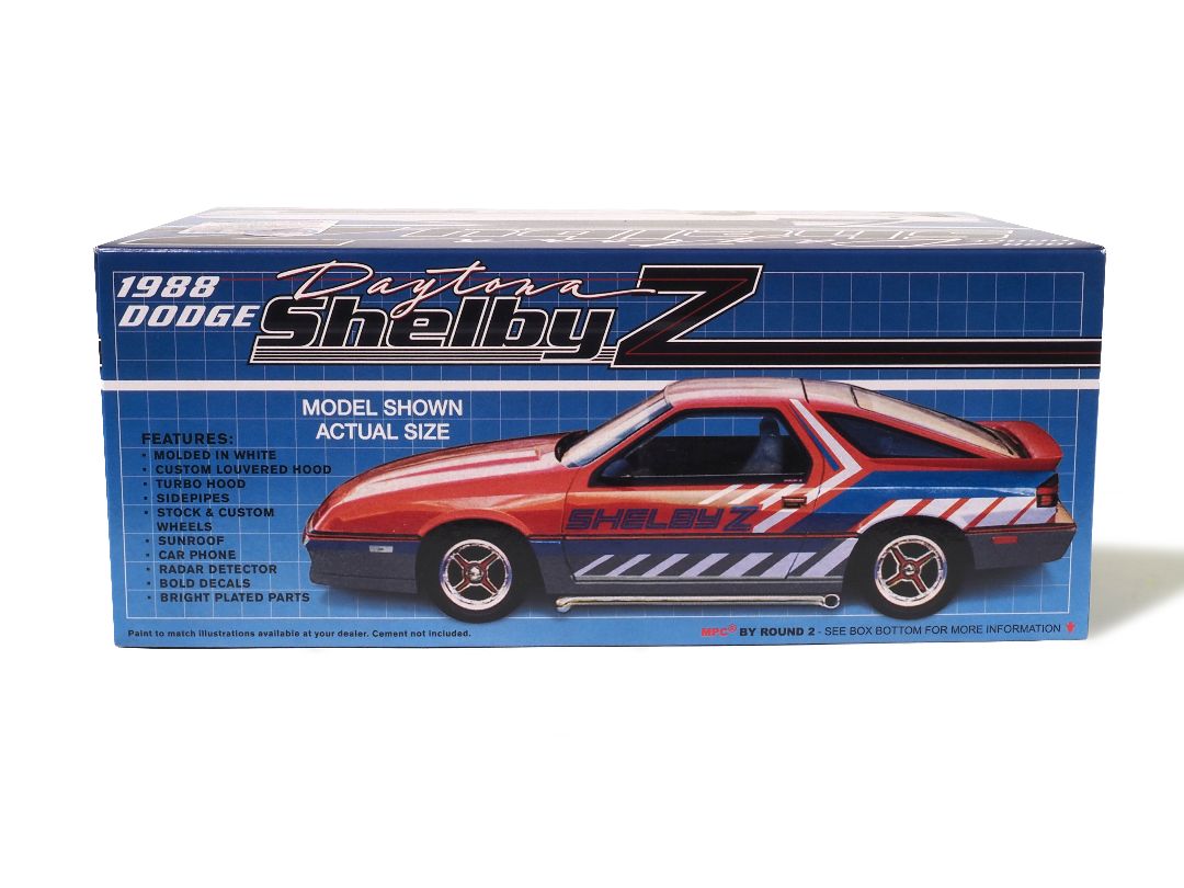 MPC 1/25 1988 Dodge Shelby Daytona Model Kit (Level 2)