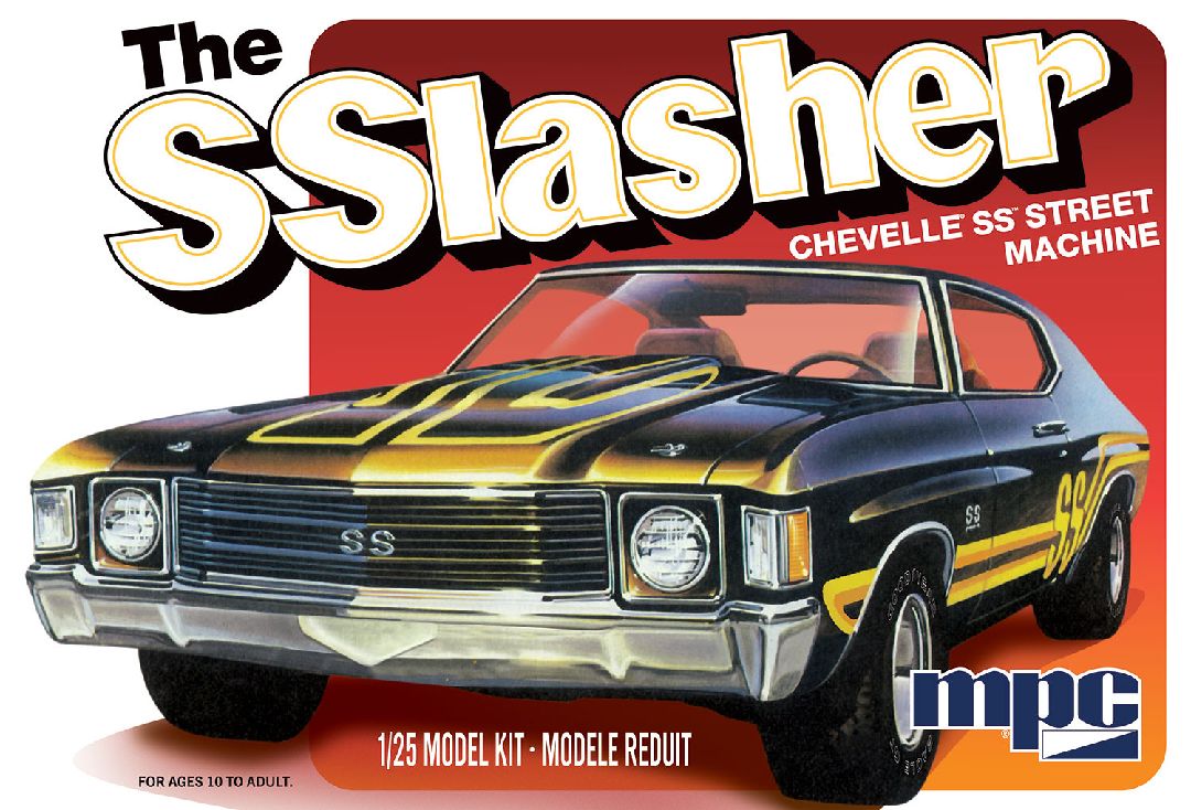 MPC 1972 Chevelle SS 454 1/25 Model Kit (Level 2) - Click Image to Close