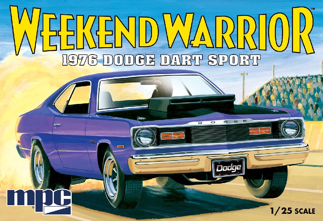 MPC 1976 Dodge Dart "Weekend Warrior" 1/25 Model Kit (Level 2)