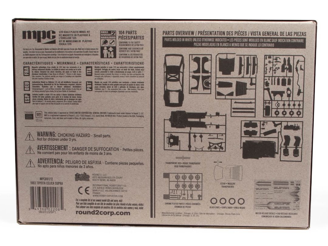 MPC 1983 Toyota Celica Supra 1/25 (Level 2)