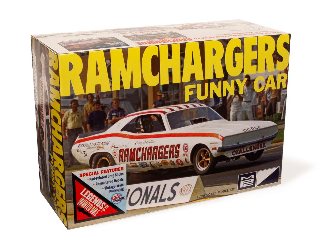 MPC 1/25 Scale Ramchargers Dodge Challenger Funny Car