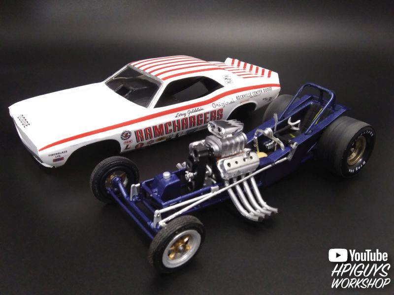 MPC 1/25 Scale Ramchargers Dodge Challenger Funny Car