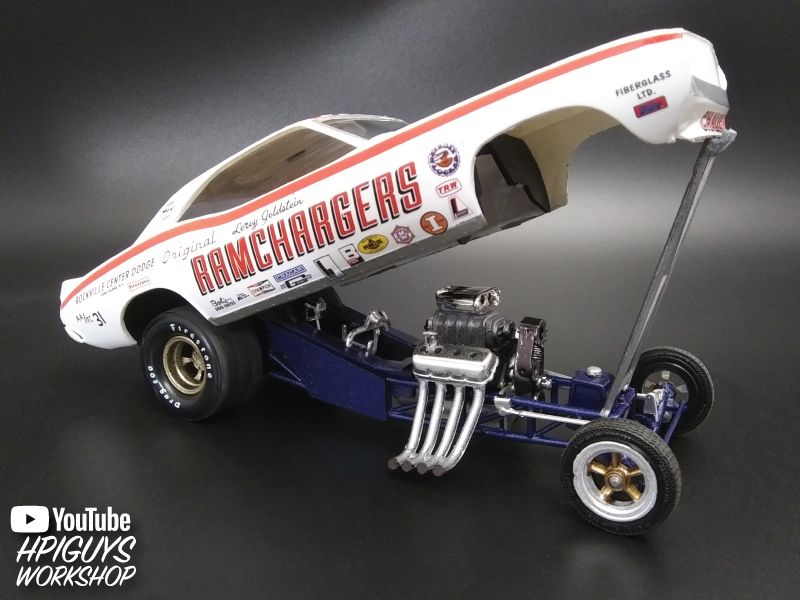 MPC 1/25 Scale Ramchargers Dodge Challenger Funny Car