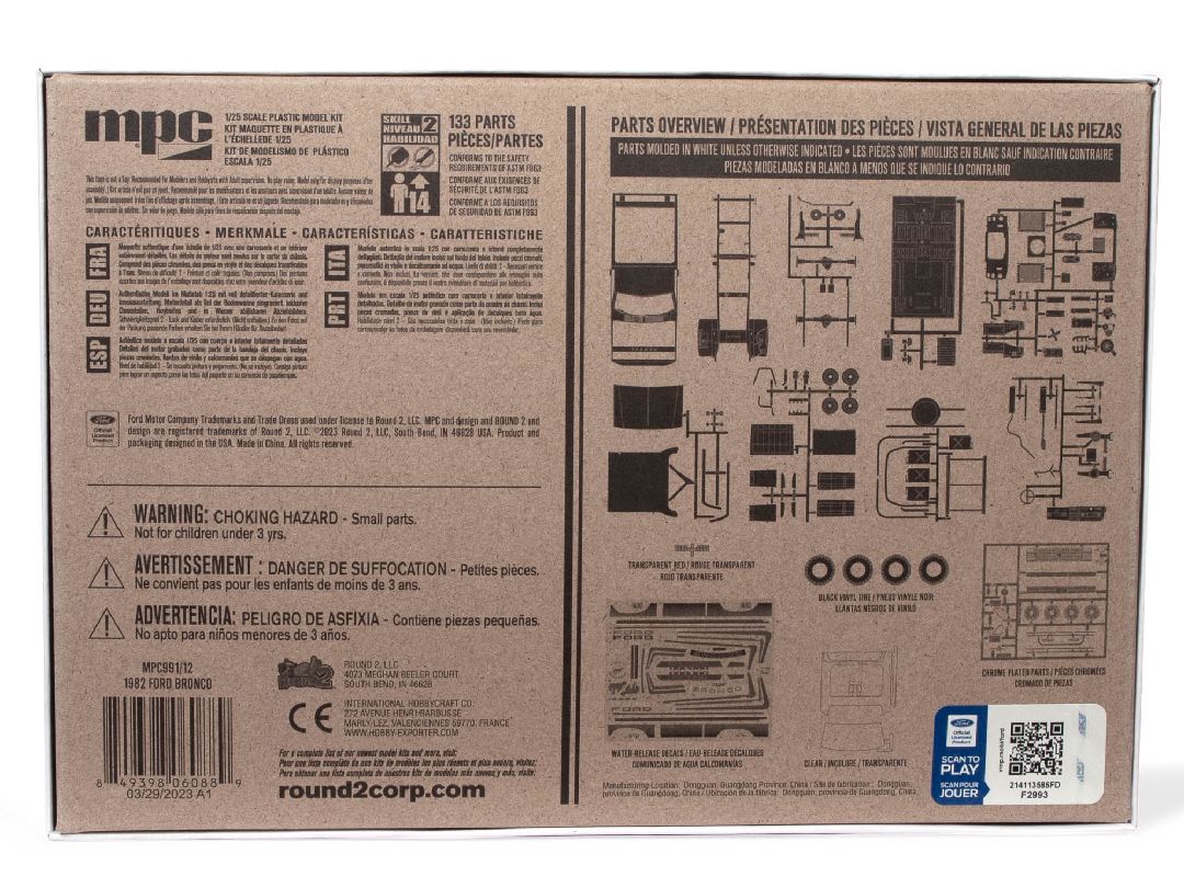 MPC 1/25 1982 Ford Bronco (Level 2)