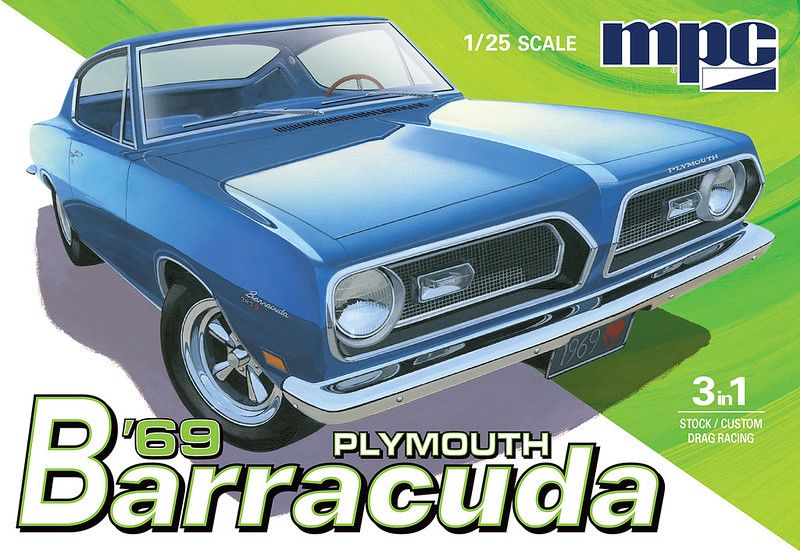 MPC 1/25 1969 Plymouth Barracuda - Click Image to Close