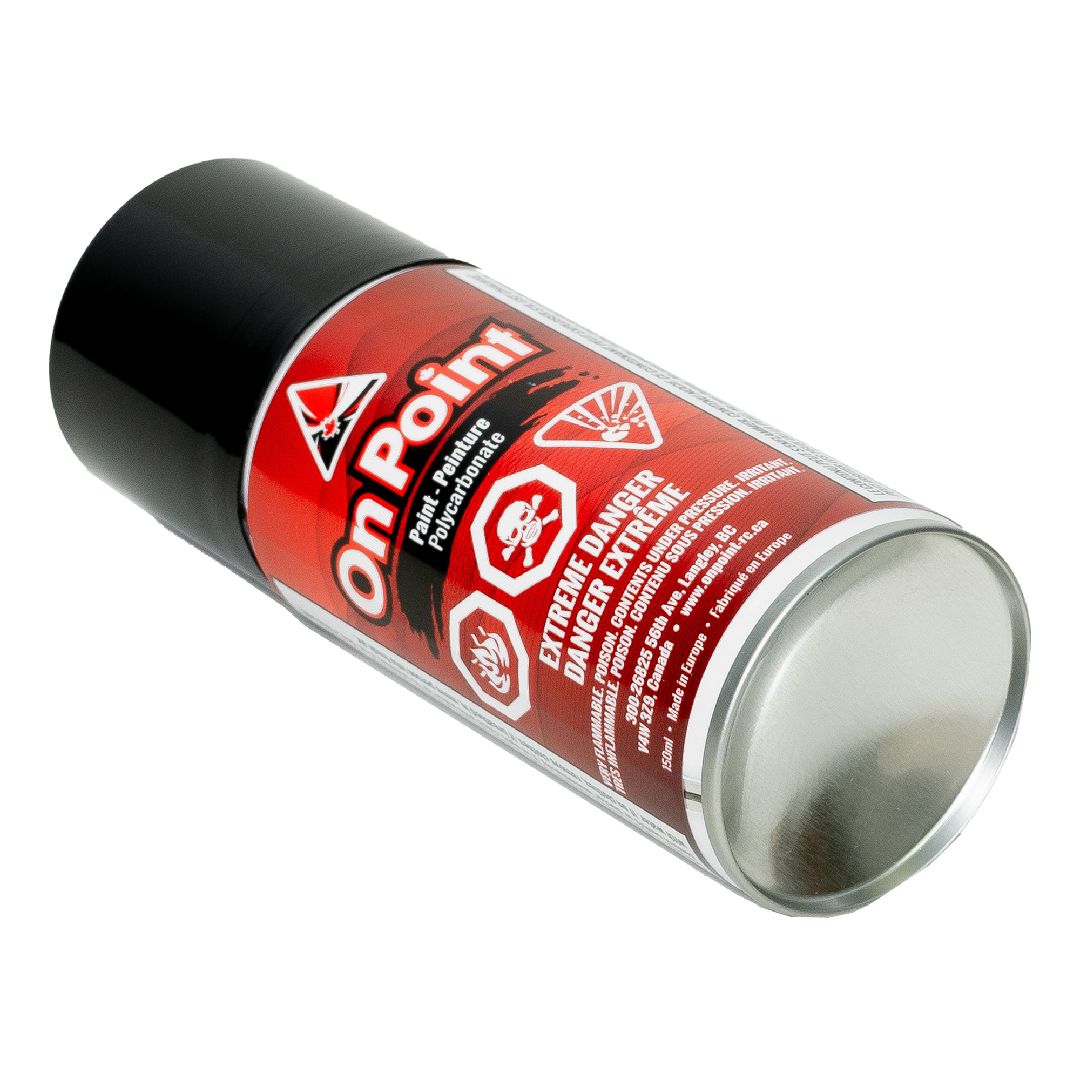 On Point 150ml RC Spray Paint - Pure Black