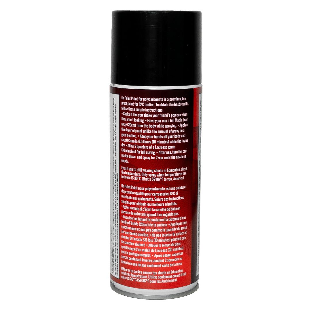 On Point 400ml RC Spray Paint - Pure Black