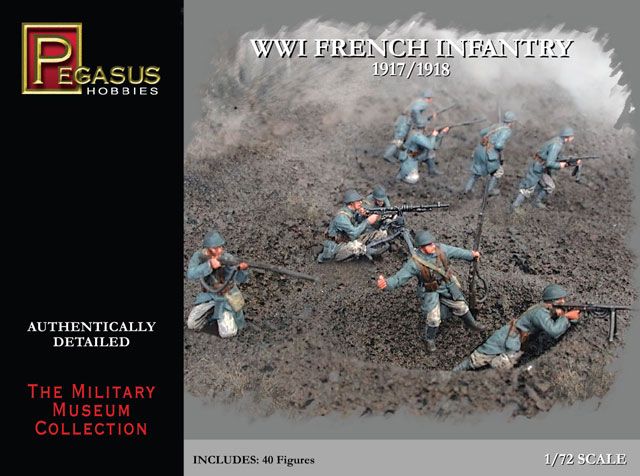 Pegasus Hobbies 1/72 WW1 French Infantry - Click Image to Close