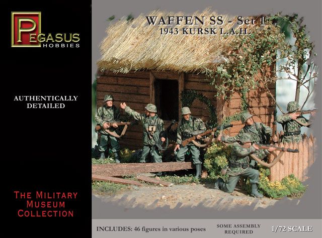 Pegasus Hobbies 1/72 German Waffen SS set 1 - Click Image to Close