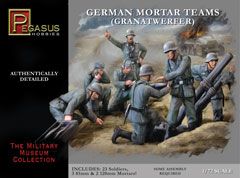 Pegasus Hobbies 1/72 German Mortar set