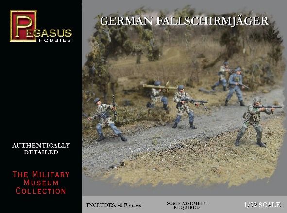 Pegasus Hobbies 1/72 German Fallschirmjäger - Click Image to Close