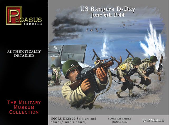 Pegasus Hobbies 1/72 U.S. Rangers D-Day June 6th, 1944 - Click Image to Close