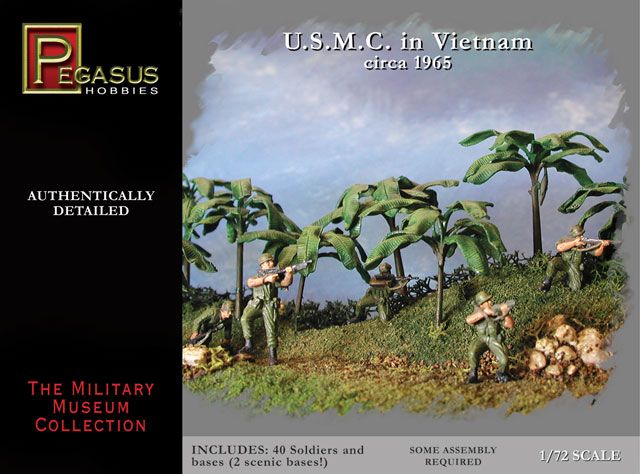 Pegasus Hobbies 1/72 U.S.M.C In Vietnam Circa 1965