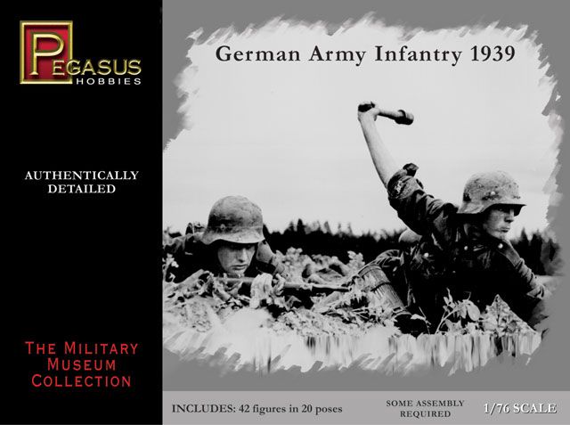 Pegasus Hobbies 1/76 German Army Infantry 1939 (1/76th)