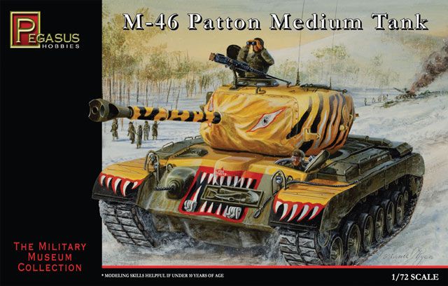 Pegasus Hobbies 1/72 M-46 Patton Tank - Click Image to Close