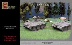 Pegasus Hobbies 1/72 German E-25 Tanks (2) - Click Image to Close