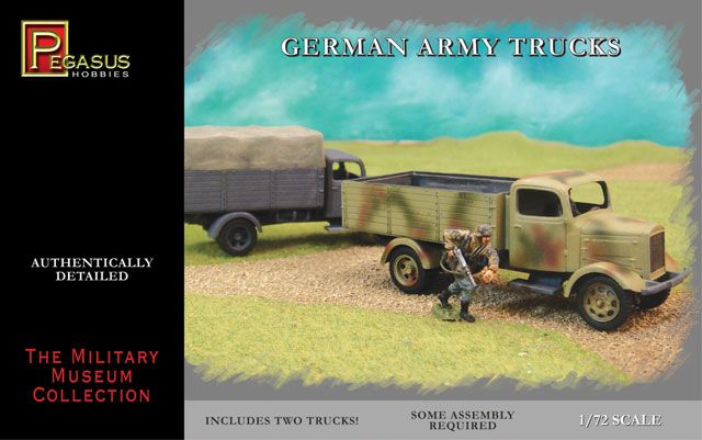 Pegasus Hobbies 1/72 German Army Trucks (2)