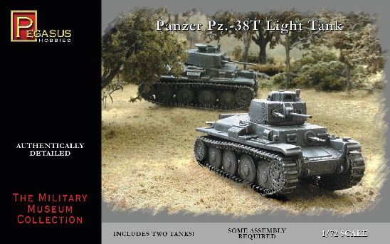 Pegasus Hobbies 1/72 German Panzer 38T (2) - Click Image to Close